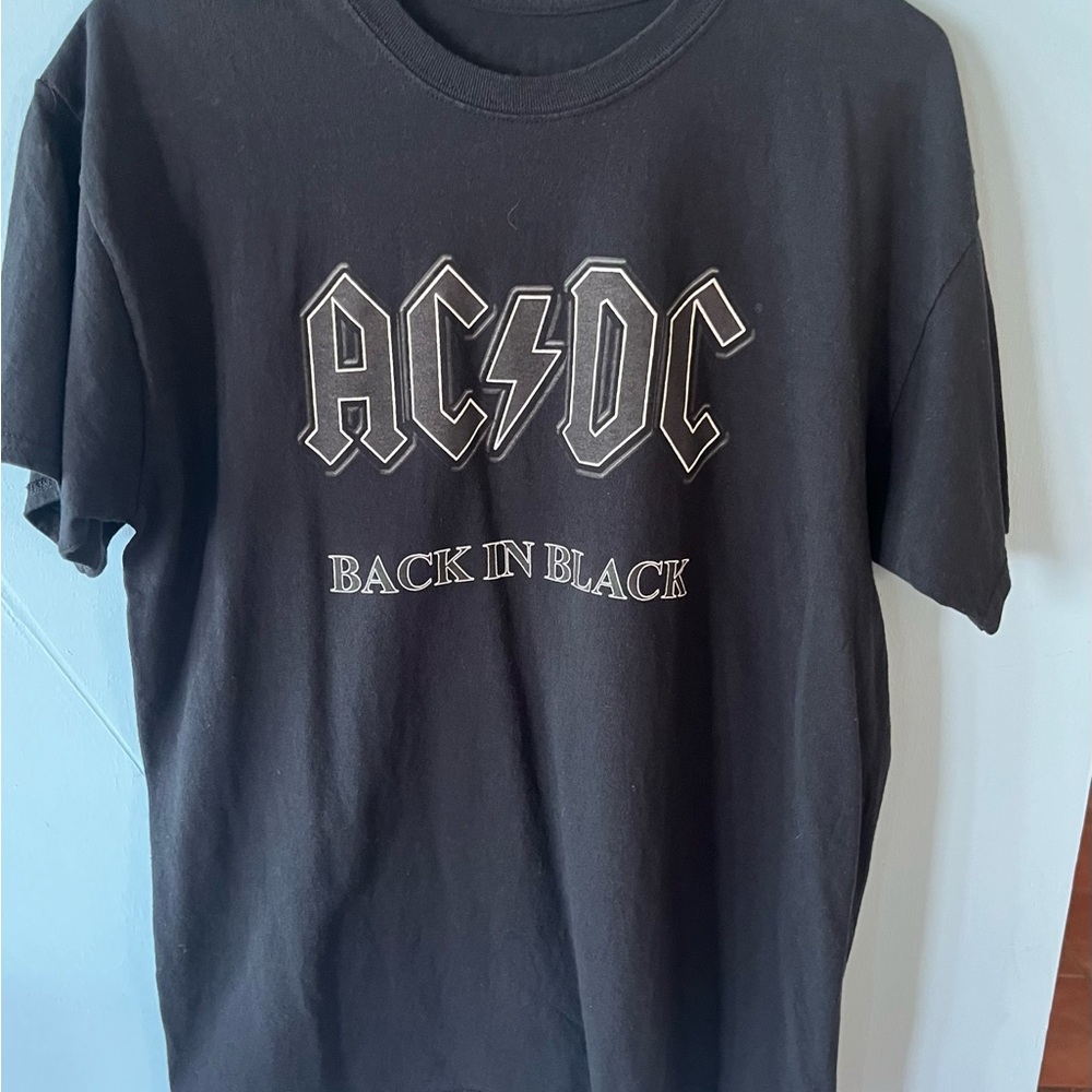 AC/DC - Back In Black  Graphic Tee Sz Large